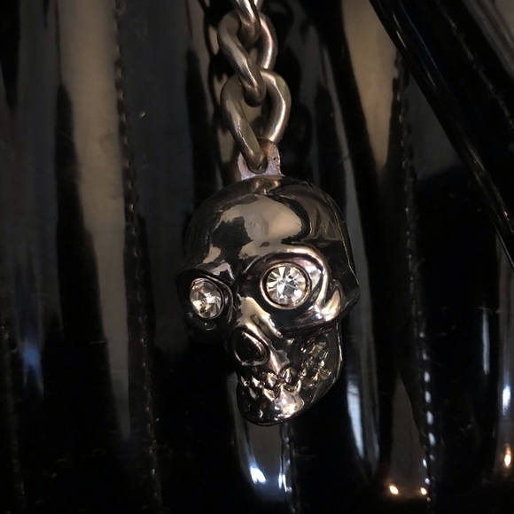 Lux De Ville Black and Green Glitter Purse - Picture 2 of 6